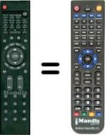 Replacement remote control WHV12322