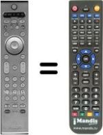 Replacement remote control Philips SEC0341