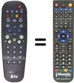 Replacement remote control SEC0513