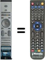 Replacement remote control Philips SEC14797