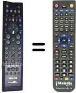 Replacement remote control Philips SEC3198