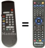 Replacement remote control Philips WHV7113