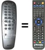 Replacement remote control Philips SEC0543