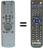 Replacement remote control SEC0607