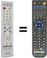 Replacement remote control Samsung SEC15154