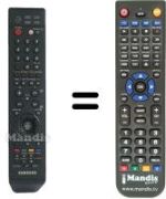 Replacement remote control SEC8543