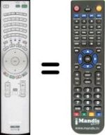 Replacement remote control Sony SEC3116