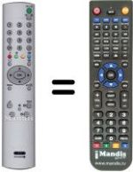 Replacement remote control SEC15742