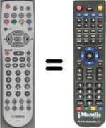 Replacement remote control Yamaha WHV3422