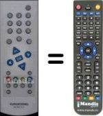 Replacement remote control Grundig WHV3128