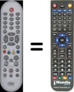 Replacement remote control WHV15777W