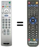 Replacement remote control Sony SEC3970