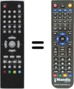 Replacement remote control HVS53392
