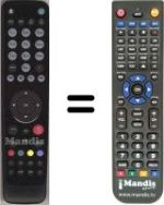 Replacement remote control HVS53389