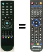 Replacement remote control HVS53395