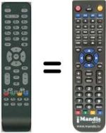 Replacement remote control HVS53457