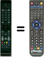 Replacement remote control HVS53250