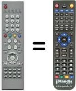 Replacement remote control Samsung HVS54911