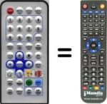 Replacement remote control HVS57536