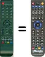 Replacement remote control HVS57634
