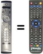 Replacement remote control HVS51374-FI