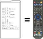Replacement remote control 0521-97