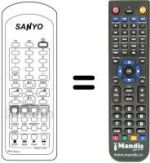 Replacement remote control 060-01223 / 307