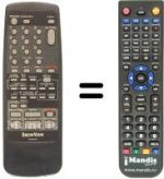 Replacement remote control 07660AND010
