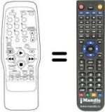 Replacement remote control Sinudyne SV 10224