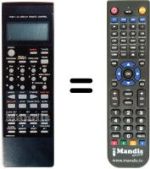 Replacement remote control 076G00O030