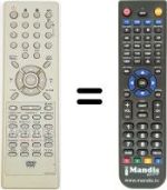 Replacement remote control 076R0GY03A