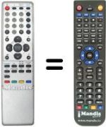 Replacement remote control 076R0NV010