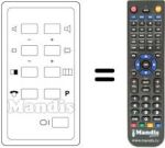 Replacement remote control 090800070