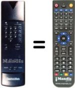 Replacement remote control 100 TS 009