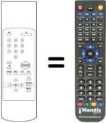 Replacement remote control 100 TS 026