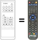 Replacement remote control 105-045D