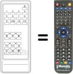 Replacement remote control LG CLT 2172
