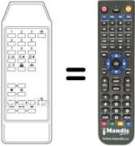 Replacement remote control 105-520B
