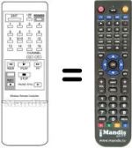 Replacement remote control 108 005 000