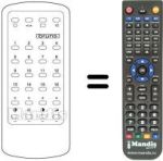 Replacement remote control 1204.25-80.00