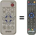 Replacement remote control ELPST12