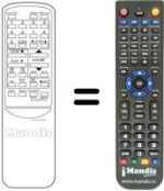Replacement remote control Funai 2005