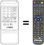 Replacement remote control 143.9.4100.69300