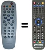 Replacement remote control Aristona 14 PT 1574 / C