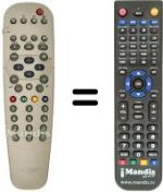 Replacement remote control Aristona 14 PT 2666
