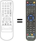 Replacement remote control Aristona 14 PV 101