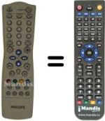 Replacement remote control Aristona 14 PV 203