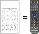 Replacement remote control 16 CHANNELS