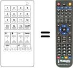 Replacement remote control 16 PROG IR