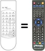 Replacement remote control 16 TXT